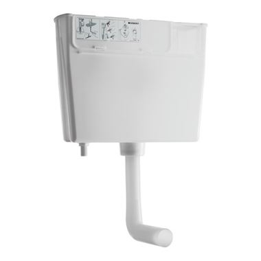 Geberit Concealed Cistern for Low Height Furniture with Pneumatic Dual Flush Button