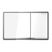 Geberit Omega60 Dual Flush Plate - White Glass