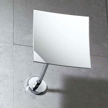 Gedy Square Magnifying Wall Mirror - 150 x 150mm