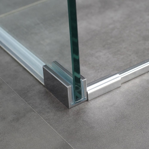Harbour 10mm Toughened Glass Sliding Shower Door and Optional Side Panel