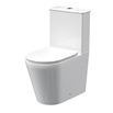 Harbour Acclaim Rimless BTW Close-Coupled Toilet & Soft Close Seat