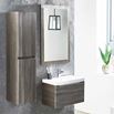 Harbour Alchemy 1200mm Tall Wall Mounted Cabinet - Avola Grey