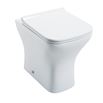 Harbour Alchemy Back to Wall Toilet & Wafer Thin Soft Close Seat - 494mm Projection