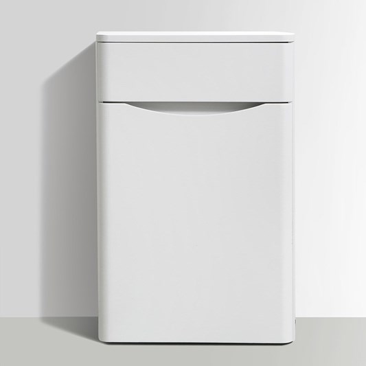 Harbour Clarity 500mm Back to Wall WC Unit - White Ash