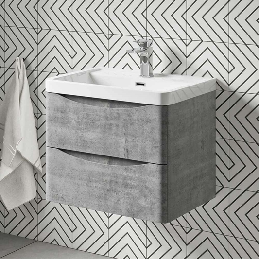 Harbour Clarity 600mm Wall Mounted, Wall Hung Vanity Unit 600mm