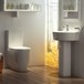 Harbour Clarity Fully Back to Wall Toilet & Soft Close Seat - 645mm Projection