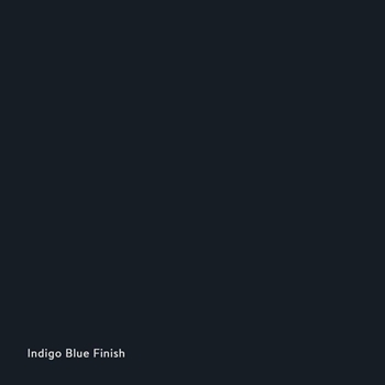 Harbour Indigo Blue Vinyl Wrapped Soft Close Wooden Toilet Seat