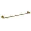 Harbour Clarity Single Towel Rail - Brushed Brass