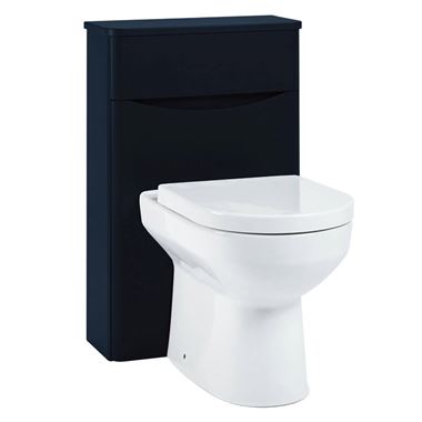 Harbour Clarity 500mm Back to Wall WC Unit - Indigo Blue
