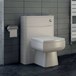 Harbour Clarity 500mm Back to Wall WC Unit - White Ash