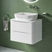Harbour Clarity 600mm Wall Mounted Vanity Unit & Countertop