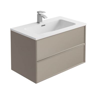 Harbour Form 800mm Wall Mounted Vanity Unit & Basin - French Grey