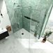 Harbour Frameless 10mm 2m Tall Easy Clean No-Profile Wetroom - 2 Panel Pack