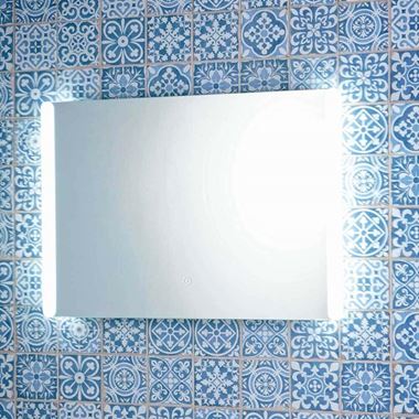 Harbour Glow LED Mirror with Demister Pad & Shaver Socket - 700 x 500mm