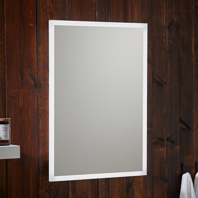 Harbour Glow LED Bluetooth Mirror with Demister Pad & Shaver Socket - 500 x 700mm