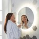 Harbour Glow Round LED Mirror with Demister Pad - 600mm