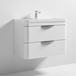 Harbour Grace 800mm Wall Mounted Vanity Unit & Basin in Gloss White