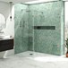 Harbour i10 10mm 2m Tall Easy Clean Wetroom Panel & Hinged Return Panel