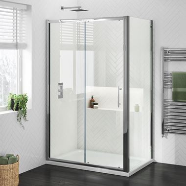 Why We Recommend A Sliding Shower Door, Single Sliding Shower Door
