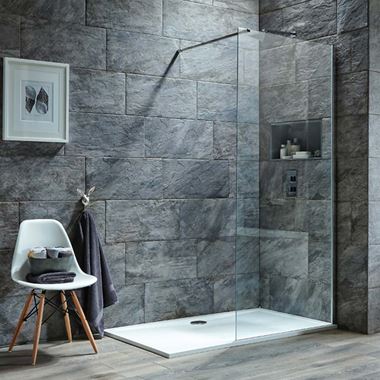 Harbour i8 1000 8mm 2m Tall Easy Clean Wetroom Panel