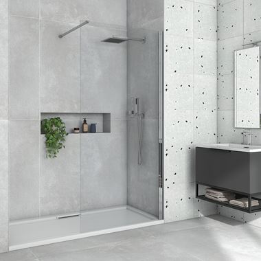 Harbour i8 600 8mm 2m Tall Easy Clean Wetroom Panel
