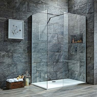 Harbour i8 8mm 2m Tall Wetroom 2 Panel Pack - 600mm x 600mm