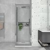 Harbour i8 Easy Clean Infold 8mm Shower Door & Optional Side Panel