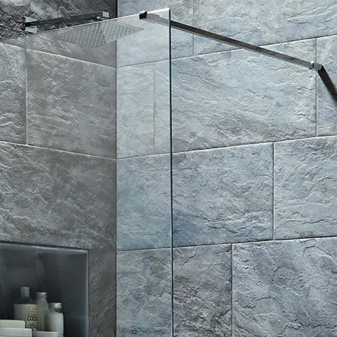 Harbour i8 8mm 2m Tall Easy Clean Glass Panel for Wetrooms & Walk In Showers