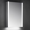 Harbour Icon Single Door LED Bathroom Mirror Cabinet with Shaver Socket - 700 x 500mm