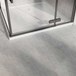 Harbour Icon Matt Black 8mm 2m Tall Easy Clean Hinged Shower Door & Optional Side Panel