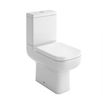 Harbour Icon Close Coupled Bathroom Suite with Full Pedestal Basin, Toilet & Soft Close Seat