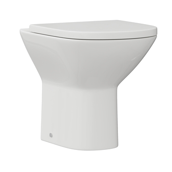 Harbour Identity Comfort Height Rimless Back to Wall Toilet & Soft Close Seat