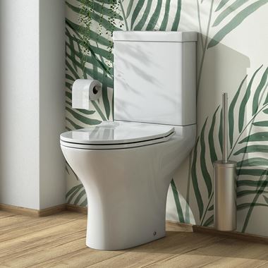 Harbour Identity Toilet & Wafer Thin Soft Close Seat - 590mm Projection