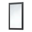 Harbour Mirror with Anthracite Grey Frame - 800 x 500mm