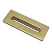 Harbour Brushed Brass Rectangle Overflow Insert