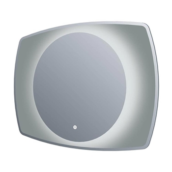 Harbour Scene LED Illuminated Mirror with Glass Surround - 800mm & 1000mm