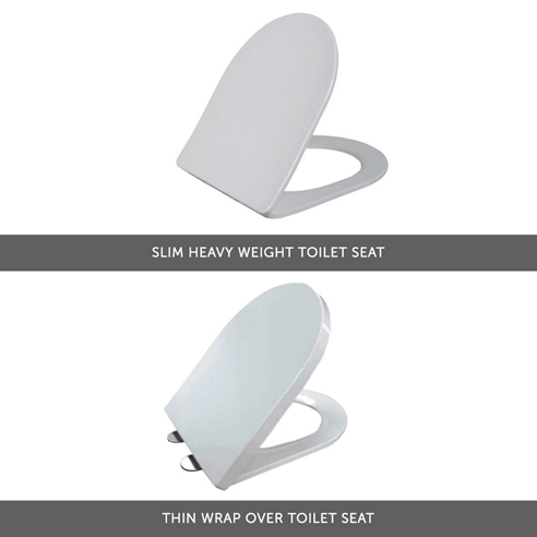 Harbour Serenity Rimless Wall Hung Toilet with Soft Close Seat