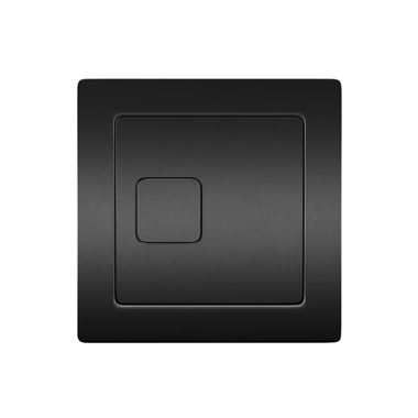 Harbour Square Dual Flush Button - Matt Black