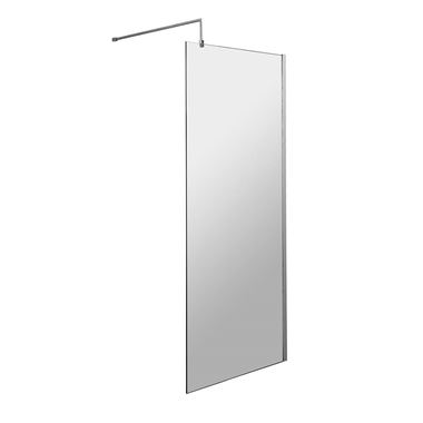 Harbour Status 8mm Easy Clean Wetroom Screen & Support Arm - 700mm