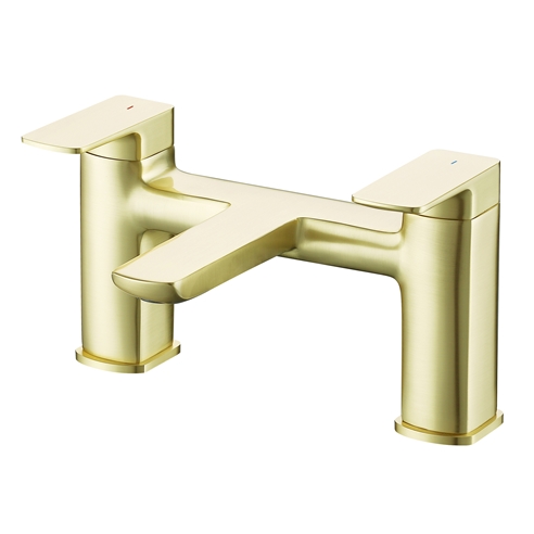 Harbour Status Brushed Brass WRAS Approved Bath Mixer Tap