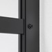 Harbour Status Matt Black Framed Easy Clean 8mm Shower Door with Inline Panel & Optional Side Panel
