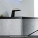 Harbour Substance 900mm 1 Drawer Wall Mounted Vanity Unit & Black Basin - Concrete Effect