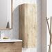 Harbour Virtue 900mm Wall Mounted Tall Storage Cabinet - Rustic Oak