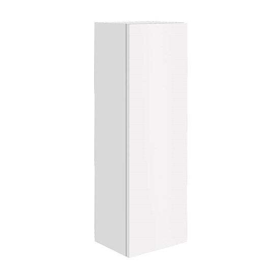 Harbour Virtue 900mm Wall Mounted Tall Storage Cabinet - Matt White