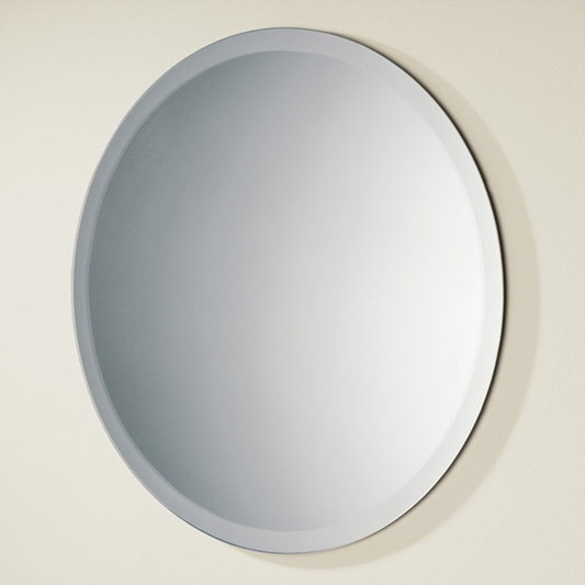 Hib Rondo Round Bathroom Mirror 500mm, Round Vanity Mirror With Lights Uk