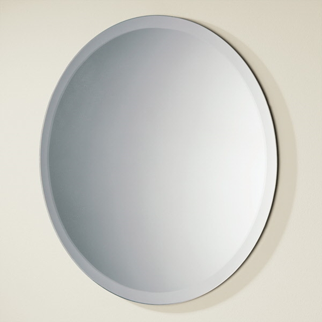 HiB Rondo Round Bathroom Mirror - 500mm