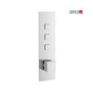 Hudson Reed Ignite Square Three Outlet Push Button Concealed Shower Valve