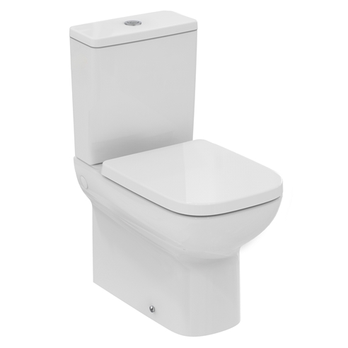 Ideal Standard i.life A Close Coupled Fully Back to Wall Rimless Toilet with Soft Close Seat