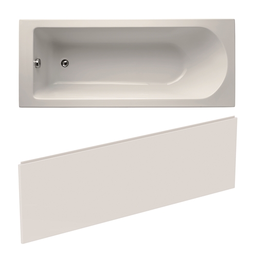 Ideal Standard Tesi Idealform Straight Single Ended Bath & Panel - 1600 & 1700 x 700mm