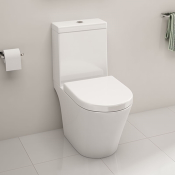 Imex Arco Open Back Close Coupled Toilet with Luxury Seat
